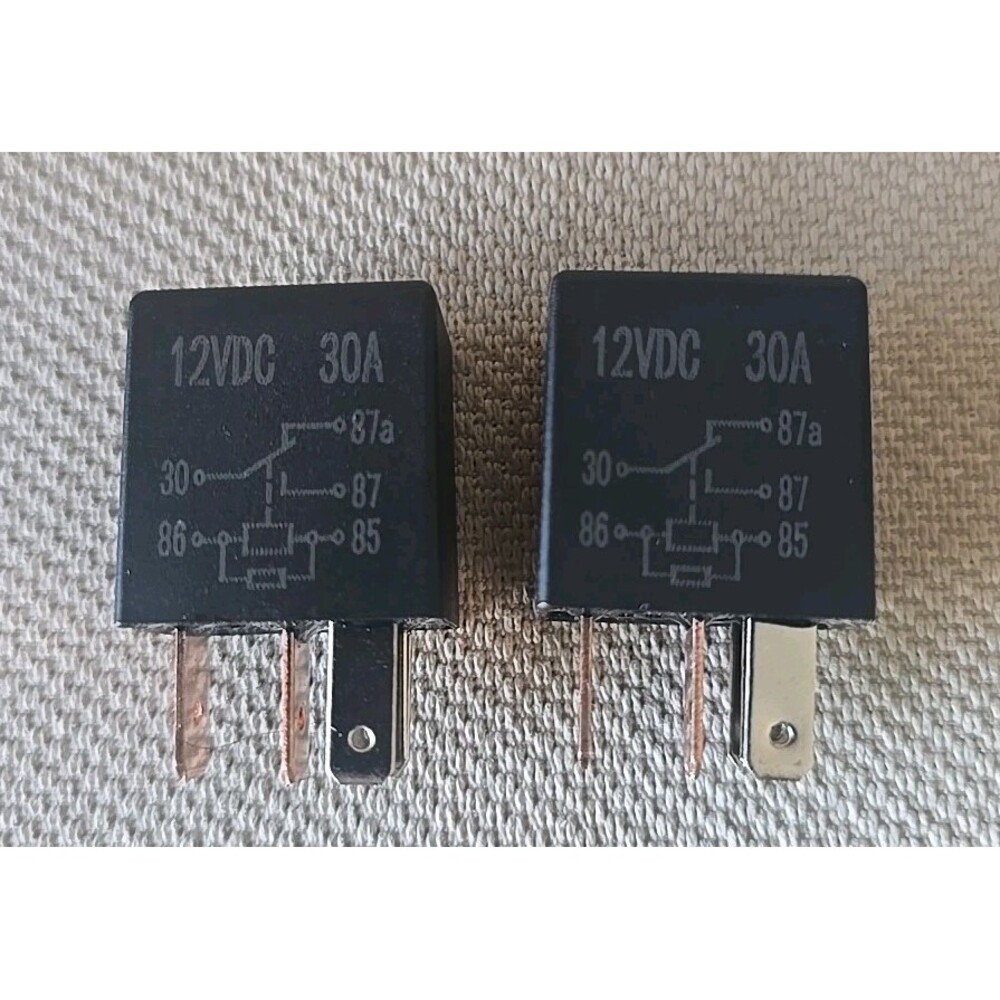 5-pin 12V 30A Automotive Relay Set Of 2